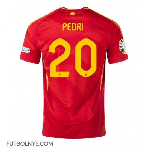 Camiseta España Pedri Gonzalez #20 Primera Equipación Eurocopa 2024 manga corta